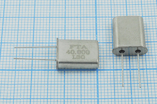 40000 \HC49U\30\ 10\100/-55~125C\U[FT]\3Г (FTA) --- Кварцевые резонаторы (пьезокерамические, диэлектрические, ПАВ (SAW), резонаторы из других пьезоматериалов)