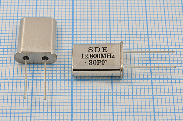 12800 \HC49U\30\ 10\ 20/-20~70C\49U[SDE]\1Г --- Кварцевые резонаторы (пьезокерамические, диэлектрические, ПАВ (SAW), резонаторы из других пьезоматериалов)