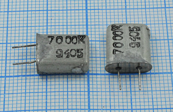7000 \HC18U\S\\\РК379\1Г 5мм --- Кварцевые резонаторы (пьезокерамические, диэлектрические, ПАВ (SAW), резонаторы из других пьезоматериалов)