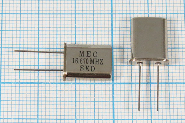16670 \HC49U\16\ 30\\HC49U[MEC]\1Г --- Кварцевые резонаторы (пьезокерамические, диэлектрические, ПАВ (SAW), резонаторы из других пьезоматериалов)