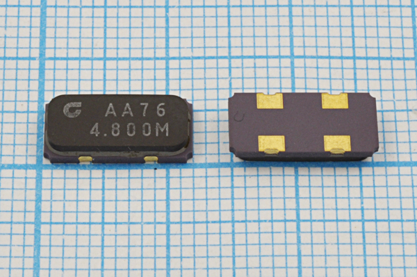 4800 \SMD12055C4\16\ 20\ 50/-10~60C\CS20\1Г (AA76) --- Кварцевые резонаторы (пьезокерамические, диэлектрические, ПАВ (SAW), резонаторы из других пьезоматериалов)