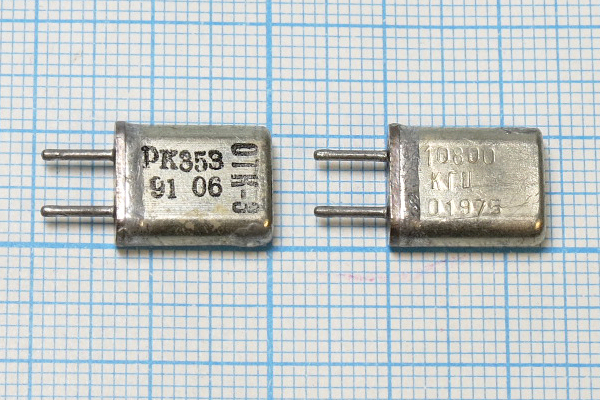 10800 \HC25U\\ 50\100/-30~60C\РК353МА-9БХ\1Г --- Кварцевые резонаторы (пьезокерамические, диэлектрические, ПАВ (SAW), резонаторы из других пьезоматериалов)