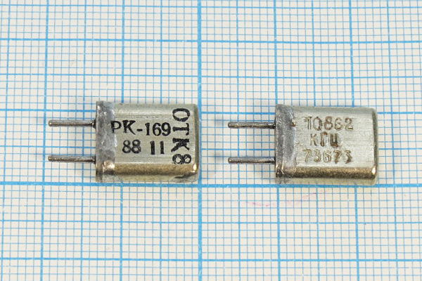 10862 \HC25U\\ 30\ 40/-40~70C\РК169МА-8ВТ\1Г --- Кварцевые резонаторы (пьезокерамические, диэлектрические, ПАВ (SAW), резонаторы из других пьезоматериалов)