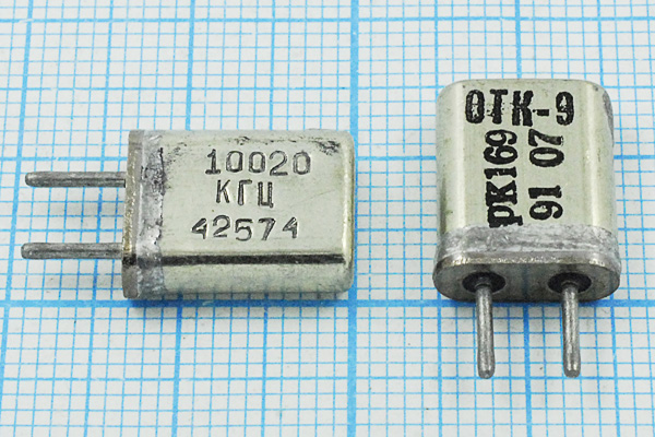 10020 \HC25U\\ 30\ 40/-40~70C\РК169МА-8ВТ\1Г --- Кварцевые резонаторы (пьезокерамические, диэлектрические, ПАВ (SAW), резонаторы из других пьезоматериалов)