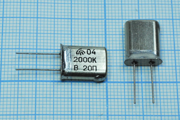2000 \HC18U\S\\\РК169\1Г --- Кварцевые резонаторы (пьезокерамические, диэлектрические, ПАВ (SAW), резонаторы из других пьезоматериалов)
