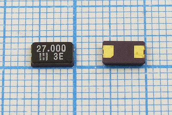 27000 \SMD06035C2\20\ 30\ 30/-10~70C\HCX-6FA\1Г --- Кварцевые резонаторы (пьезокерамические, диэлектрические, ПАВ (SAW), резонаторы из других пьезоматериалов)