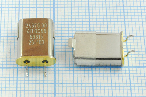 24576 \SMC49U\30\ 20\ /-20~70C\\1Г (24.57600) --- Кварцевые резонаторы (пьезокерамические, диэлектрические, ПАВ (SAW), резонаторы из других пьезоматериалов)