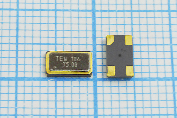 13000 \SMD06035C4\10\ 10\\TSS-3B\1Г TEW --- Кварцевые резонаторы (пьезокерамические, диэлектрические, ПАВ (SAW), резонаторы из других пьезоматериалов)