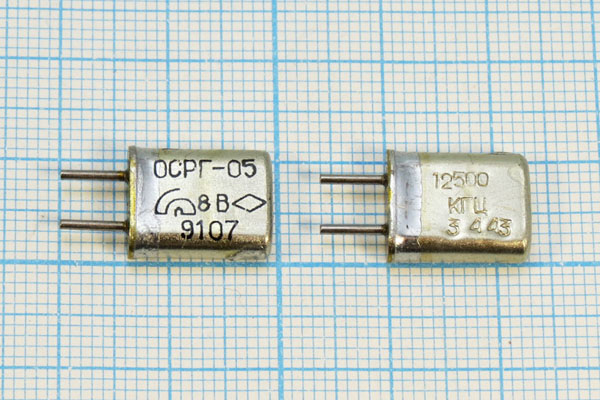 12500 \HC25U\\\\ОСРГ05МА\1Г (12500 КГЦ ОСРГ-05) --- Кварцевые резонаторы (пьезокерамические, диэлектрические, ПАВ (SAW), резонаторы из других пьезоматериалов)