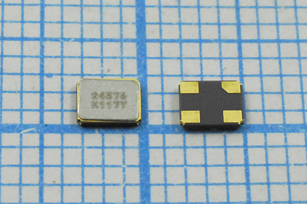 24576 \SMD03225C4\ 8\ 15\\CX3225SB\1Г (24576K117Y) --- Кварцевые резонаторы (пьезокерамические, диэлектрические, ПАВ (SAW), резонаторы из других пьезоматериалов)