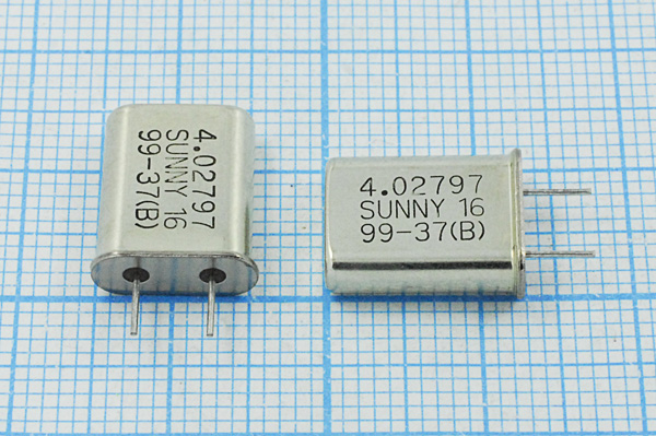 4027,97 \HC49U\16\\\SA[SUNNY]\1Г 5мм --- Кварцевые резонаторы (пьезокерамические, диэлектрические, ПАВ (SAW), резонаторы из других пьезоматериалов)