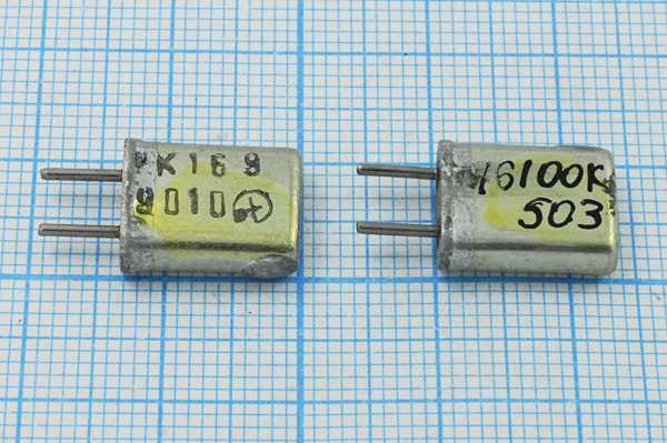 16100 \HC25U\\\\РК169МА\1Г (16100К РК169) --- Кварцевые резонаторы (пьезокерамические, диэлектрические, ПАВ (SAW), резонаторы из других пьезоматериалов)
