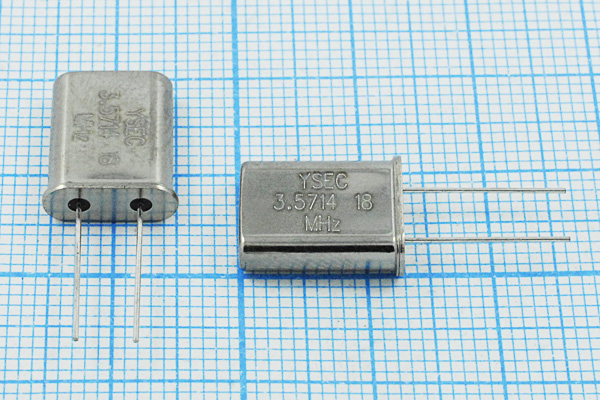 3571,4 \HC49U\18\ 30\ 30/-20~70C\49U\1Г --- Кварцевые резонаторы (пьезокерамические, диэлектрические, ПАВ (SAW), резонаторы из других пьезоматериалов)