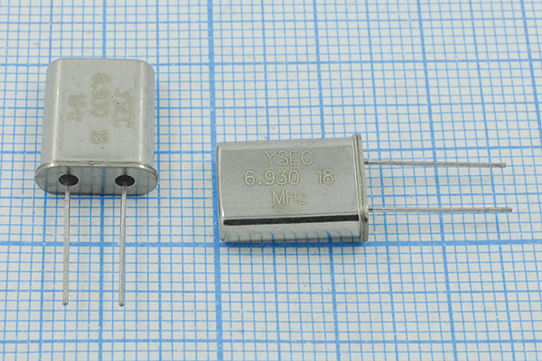 6930 \HC49U\18\ 30\ 30/-20~70C\49U\1Г --- Кварцевые резонаторы (пьезокерамические, диэлектрические, ПАВ (SAW), резонаторы из других пьезоматериалов)