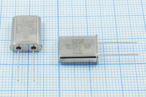 13575 \HC49U\20\ 15\ 20/-20~70C\49U\1Г --- Кварцевые резонаторы (пьезокерамические, диэлектрические, ПАВ (SAW), резонаторы из других пьезоматериалов)