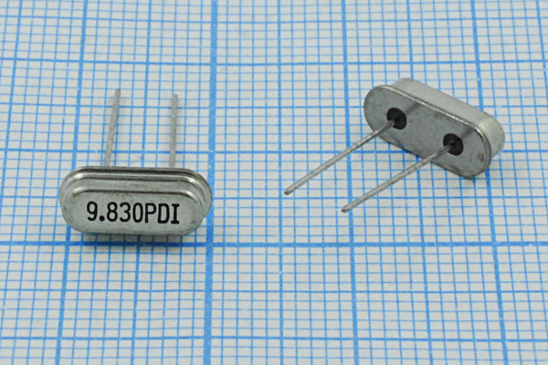 9830,4 \HC49S3\12\\\L4\1Г (9.830PDI) --- Кварцевые резонаторы (пьезокерамические, диэлектрические, ПАВ (SAW), резонаторы из других пьезоматериалов)