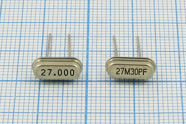 27000 \HC49S3\12\\\\1Г --- Кварцевые резонаторы (пьезокерамические, диэлектрические, ПАВ (SAW), резонаторы из других пьезоматериалов)