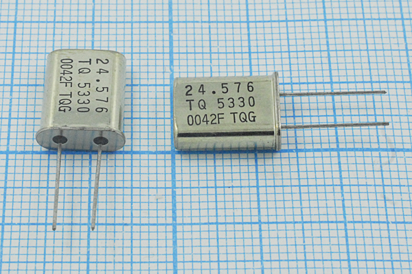 24576 \HC49U\30\\\TQ5330\1Г (24.576 TQG) --- Кварцевые резонаторы (пьезокерамические, диэлектрические, ПАВ (SAW), резонаторы из других пьезоматериалов)