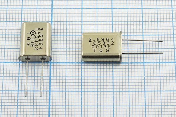 3686,4 \HC49U\32\\\\1Г (3.6864 TQ5332 0013E TQG) --- Кварцевые резонаторы (пьезокерамические, диэлектрические, ПАВ (SAW), резонаторы из других пьезоматериалов)