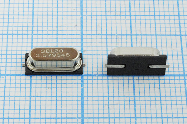 3579,545 \SMD49S4\20\ 20\ 50/-40~85C\49S-SMD\1Г --- Кварцевые резонаторы (пьезокерамические, диэлектрические, ПАВ (SAW), резонаторы из других пьезоматериалов)