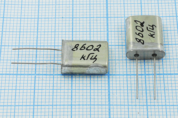 8602 \HC18U\ \\\МД\1Г --- Кварцевые резонаторы (пьезокерамические, диэлектрические, ПАВ (SAW), резонаторы из других пьезоматериалов)