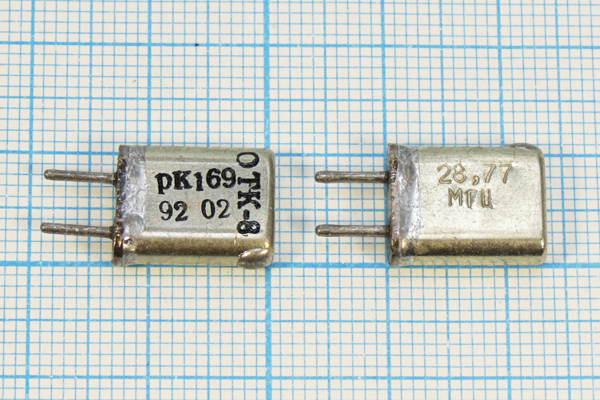 28775 \HC25U\\ 20\ 30/-30~60C\РК169МА-7БС\3Г --- Кварцевые резонаторы (пьезокерамические, диэлектрические, ПАВ (SAW), резонаторы из других пьезоматериалов)