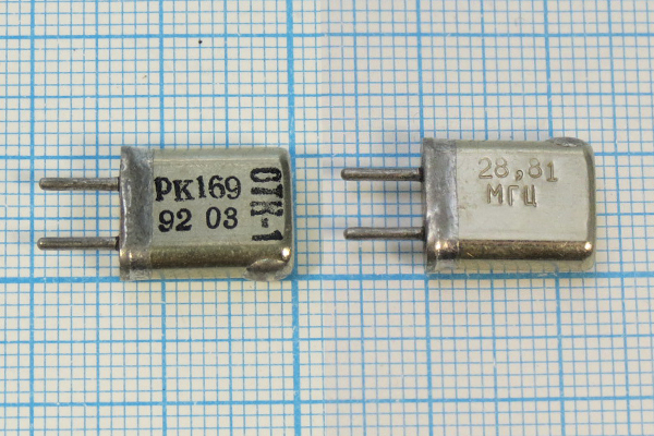 28813 \HC25U\\ 20\ 30/-30~60C\РК169МА-7БС\3Г --- Кварцевые резонаторы (пьезокерамические, диэлектрические, ПАВ (SAW), резонаторы из других пьезоматериалов)