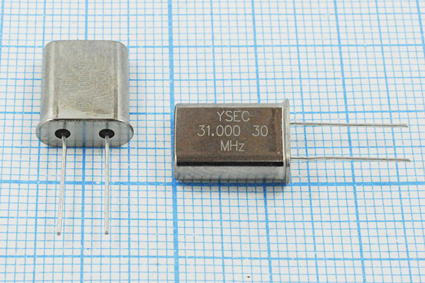 31000 \HC49U\30\ 30\100/-20~70C\49U\1Г --- Кварцевые резонаторы (пьезокерамические, диэлектрические, ПАВ (SAW), резонаторы из других пьезоматериалов)