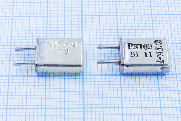 9830 \HC25U\S\ 30\ 20/-10~60C\РК169МА-8АП\1Г --- Кварцевые резонаторы (пьезокерамические, диэлектрические, ПАВ (SAW), резонаторы из других пьезоматериалов)
