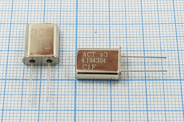 4194,304 \HC49U\12\ 40\\GO[ACTHC49U]\1Г (ACT) --- Кварцевые резонаторы (пьезокерамические, диэлектрические, ПАВ (SAW), резонаторы из других пьезоматериалов)