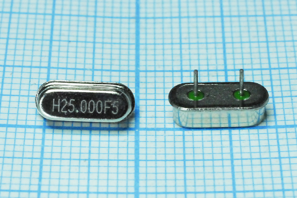 25000 \HC49S3\20\ 30\\HC-49US\1Г 4мм (H25.000F5) --- Кварцевые резонаторы (пьезокерамические, диэлектрические, ПАВ (SAW), резонаторы из других пьезоматериалов)