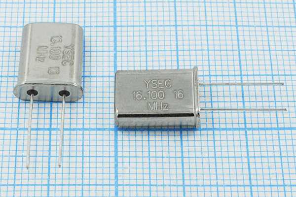 16100 \HC49U\16\ 30\ 30/-20~70C\49U\1Г --- Кварцевые резонаторы (пьезокерамические, диэлектрические, ПАВ (SAW), резонаторы из других пьезоматериалов)