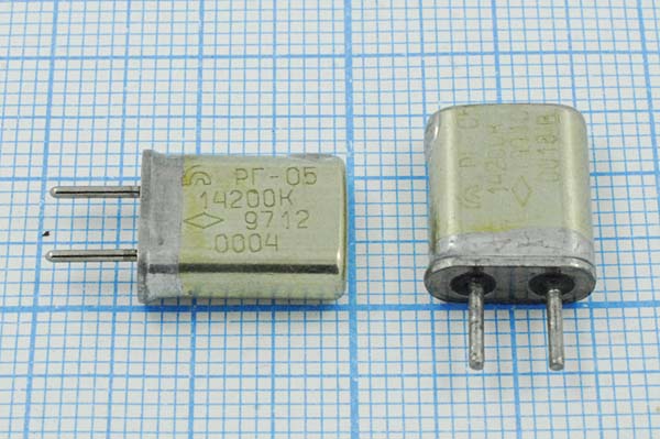 14200 \HC25U\S\\\РГ05МА\1Г --- Кварцевые резонаторы (пьезокерамические, диэлектрические, ПАВ (SAW), резонаторы из других пьезоматериалов)