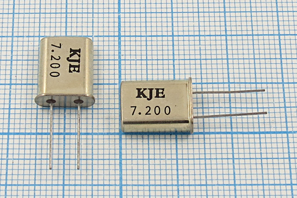 7200 \HC49U\33\\\\1Г (KJE 7.200) --- Кварцевые резонаторы (пьезокерамические, диэлектрические, ПАВ (SAW), резонаторы из других пьезоматериалов)