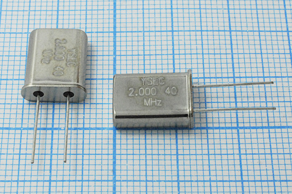 2000 \HC49U\40\ 50\100/-20~70C\49U\1Г --- Кварцевые резонаторы (пьезокерамические, диэлектрические, ПАВ (SAW), резонаторы из других пьезоматериалов)