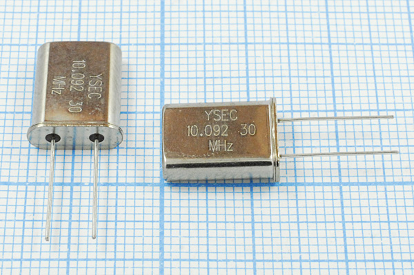 10092 \HC49U\30\ 30\ 30/-20~70C\49U\1Г --- Кварцевые резонаторы (пьезокерамические, диэлектрические, ПАВ (SAW), резонаторы из других пьезоматериалов)