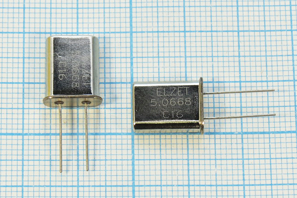 5066,8 \HC49U\16\ 20\\\1Г (ELZET 5.0668) --- Кварцевые резонаторы (пьезокерамические, диэлектрические, ПАВ (SAW), резонаторы из других пьезоматериалов)