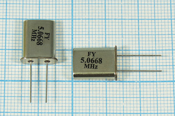 5066,8 \HC49U\16\ 20\\\1Г (FY 5.0668 MHz) --- Кварцевые резонаторы (пьезокерамические, диэлектрические, ПАВ (SAW), резонаторы из других пьезоматериалов)