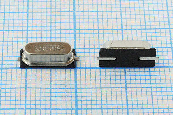 3579,545 \SMD49S4\16\ 30\ 30/-20~70C\49S-SMD\1Г --- Кварцевые резонаторы (пьезокерамические, диэлектрические, ПАВ (SAW), резонаторы из других пьезоматериалов)