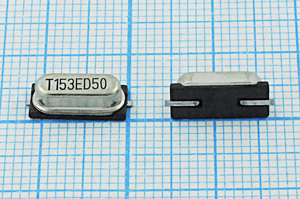 15360 \SMD49S4\30\\\\1Г (T153ED50) --- Кварцевые резонаторы (пьезокерамические, диэлектрические, ПАВ (SAW), резонаторы из других пьезоматериалов)