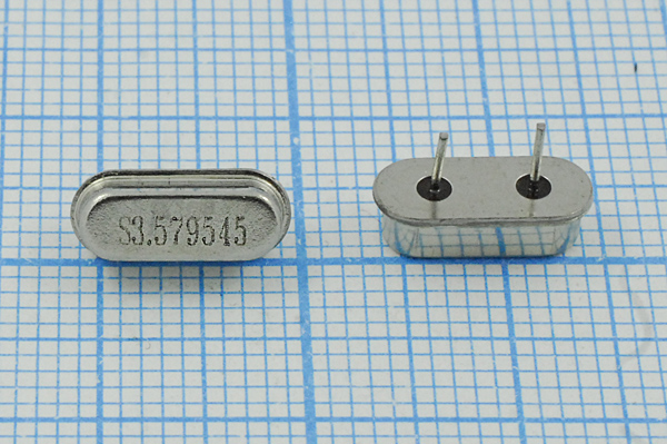 3579,545 \HC49S3\12\ 30\\49S[SDE]\1Г 4мм (S3.57954 --- Кварцевые резонаторы (пьезокерамические, диэлектрические, ПАВ (SAW), резонаторы из других пьезоматериалов)