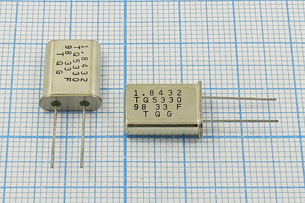 1843,2 \HC49U\30\\\\1Г (1.8432 TQ8330 98 33F TQG) --- Кварцевые резонаторы (пьезокерамические, диэлектрические, ПАВ (SAW), резонаторы из других пьезоматериалов)