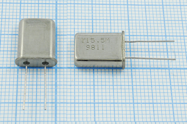 115500 \HC49U\\\\РК411МД\5Г --- Кварцевые резонаторы (пьезокерамические, диэлектрические, ПАВ (SAW), резонаторы из других пьезоматериалов)