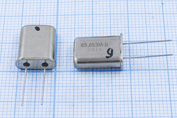 85833 \HC49U\\\\МД\5Г --- Кварцевые резонаторы (пьезокерамические, диэлектрические, ПАВ (SAW), резонаторы из других пьезоматериалов)