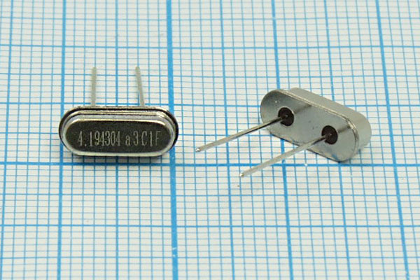 4194,304 \HC49S3\30\ 27\\HC49S[MEC]\1Г (a3C1F) --- Кварцевые резонаторы (пьезокерамические, диэлектрические, ПАВ (SAW), резонаторы из других пьезоматериалов)