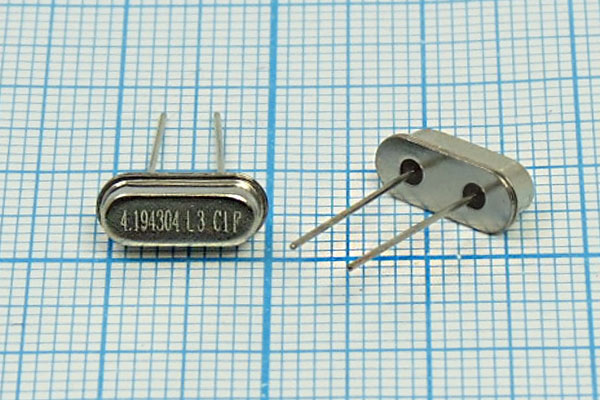 4194,304 \HC49S3\30\ 27\\HC49S[MEC]\1Г (L3C2F) --- Кварцевые резонаторы (пьезокерамические, диэлектрические, ПАВ (SAW), резонаторы из других пьезоматериалов)