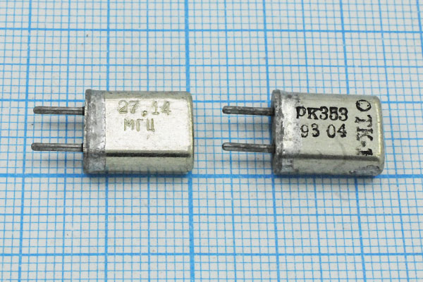 27140 \HC25U\\ 50\100/-30~60C\РК353МА-9БХ\3Г(27.14 --- Кварцевые резонаторы (пьезокерамические, диэлектрические, ПАВ (SAW), резонаторы из других пьезоматериалов)