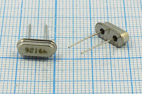 9216 \HC49S3\16\ 30\\\1Г (9.216k) --- Кварцевые резонаторы (пьезокерамические, диэлектрические, ПАВ (SAW), резонаторы из других пьезоматериалов)