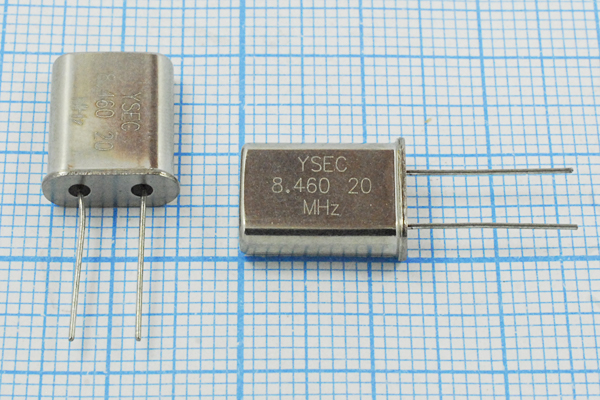 8460 \HC49U\20\ 30\ 30/-20~70C\49U\1Г --- Кварцевые резонаторы (пьезокерамические, диэлектрические, ПАВ (SAW), резонаторы из других пьезоматериалов)