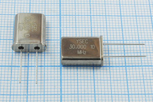 30000 \HC49U\10\ 30\ 50/-20~70C\49U\1Г --- Кварцевые резонаторы (пьезокерамические, диэлектрические, ПАВ (SAW), резонаторы из других пьезоматериалов)